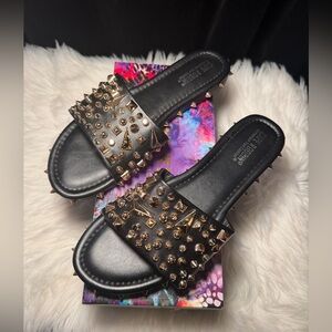 Cape Robbin Studded Sandals